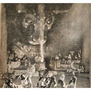 1919 Mesopotamia Chaldean Priests Stars Photogravure Time Telling Print DWSS24